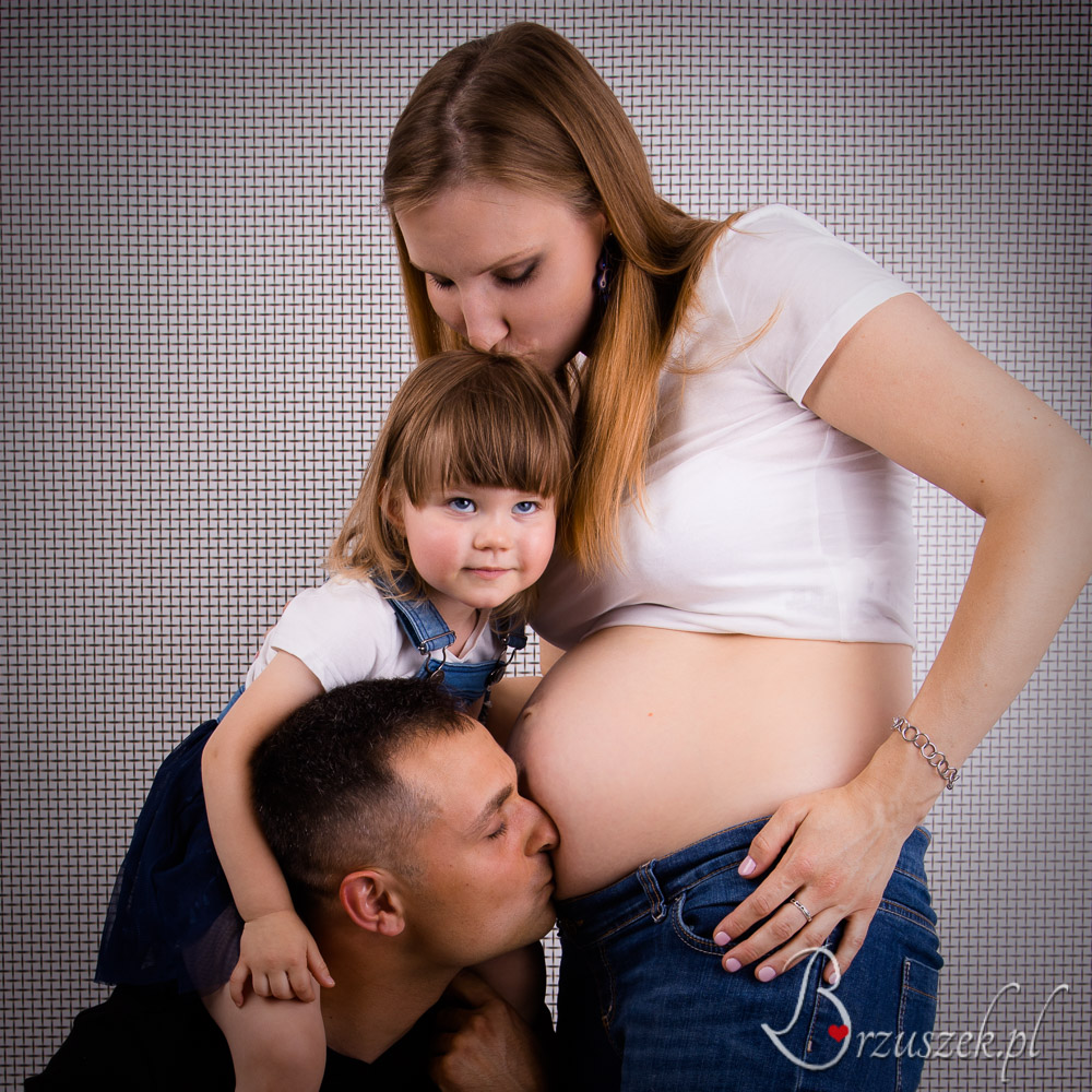 Sesja ciążowa z rodziną